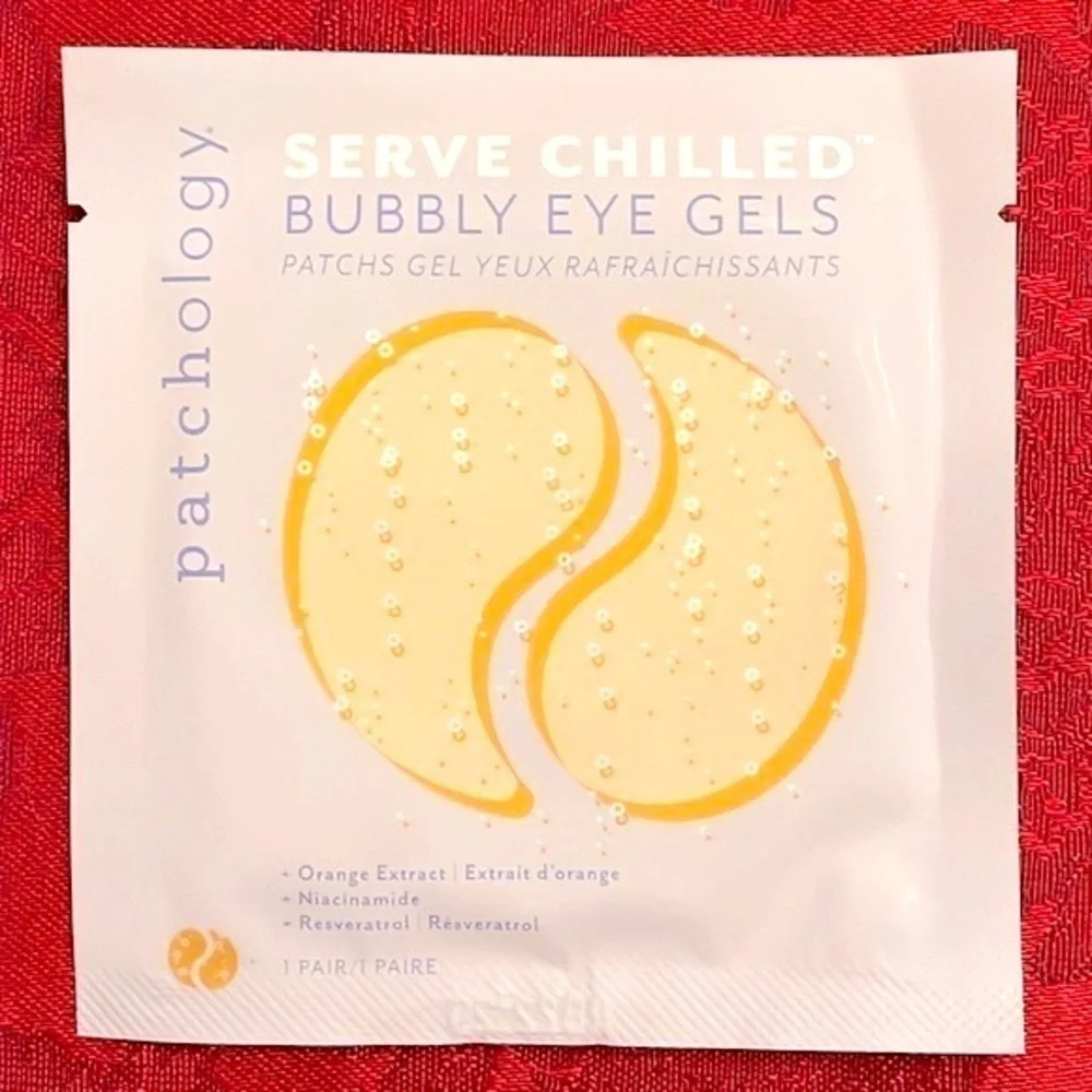 Brand New Patchology Serve Chilled Bubble-Infused Eye Gels Set of 6 Pairs